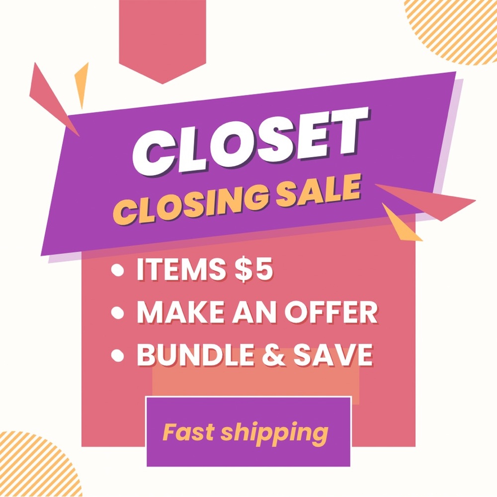 CLOSET CLOSING SALE